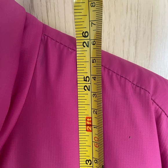 L.L. Bean Goose Down Puffer Jacket PINK Berry Full Zip Sz XL - Picture 14 of 14